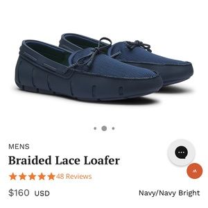 NWT SWIMS Braided Lace Loafer (Men’s)